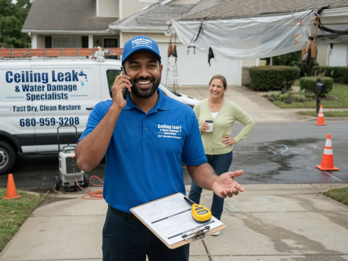 Ceiling Leak Cleanup Shoreline, WA FAQs